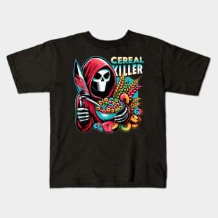 Cereal Killer Masked Men Kids T-Shirt